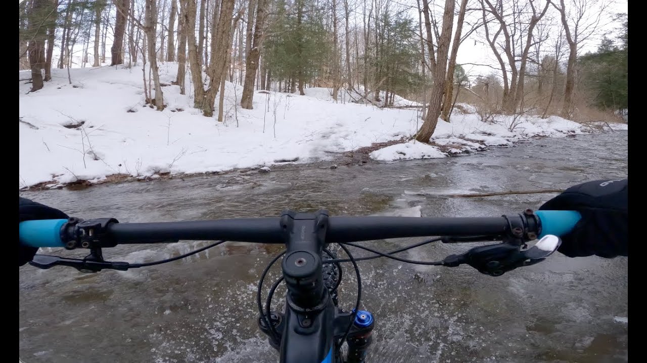Icy Trails | Winter Mountain Biking at Sprague Brook Park, Western New York