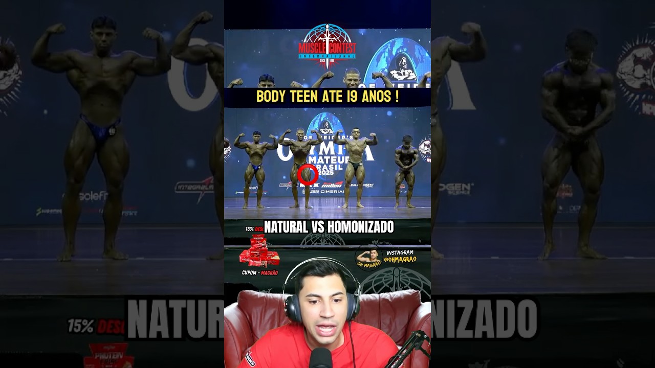 TEEN BODYBUILDER INCRIVEL NO MR OLYMPIA BRASIL !  #muscula&ccedil;&atilde;o #academia#shapenatural #maromba
