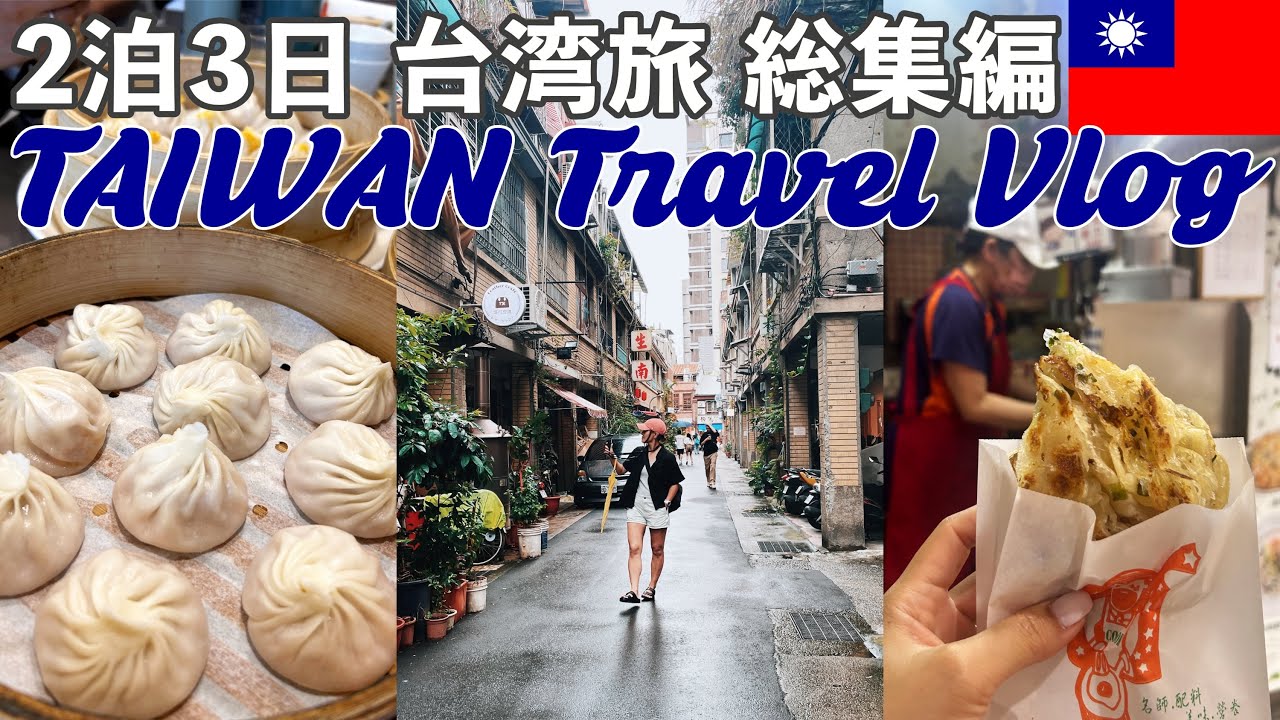【Taiwan Vlog🇹🇼 | FULL VER.】総集編// 初台湾旅行vlog 2泊3日