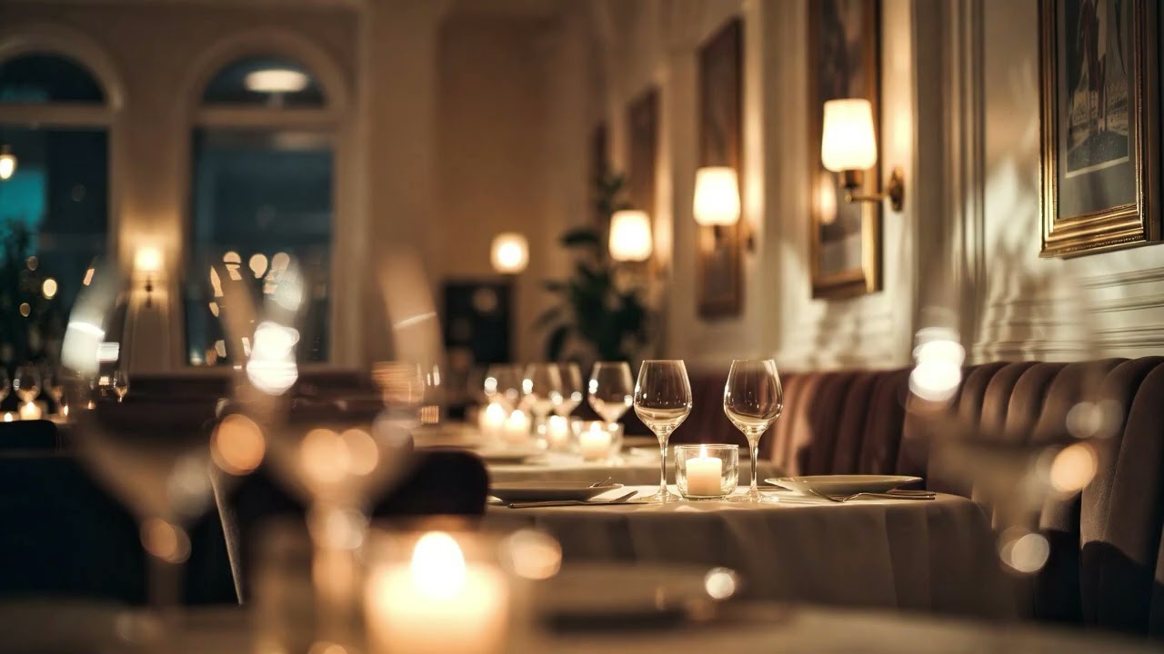 Cozy Restaurant Music 🍷 | Instrumental AI Background Jazz | No Vocals