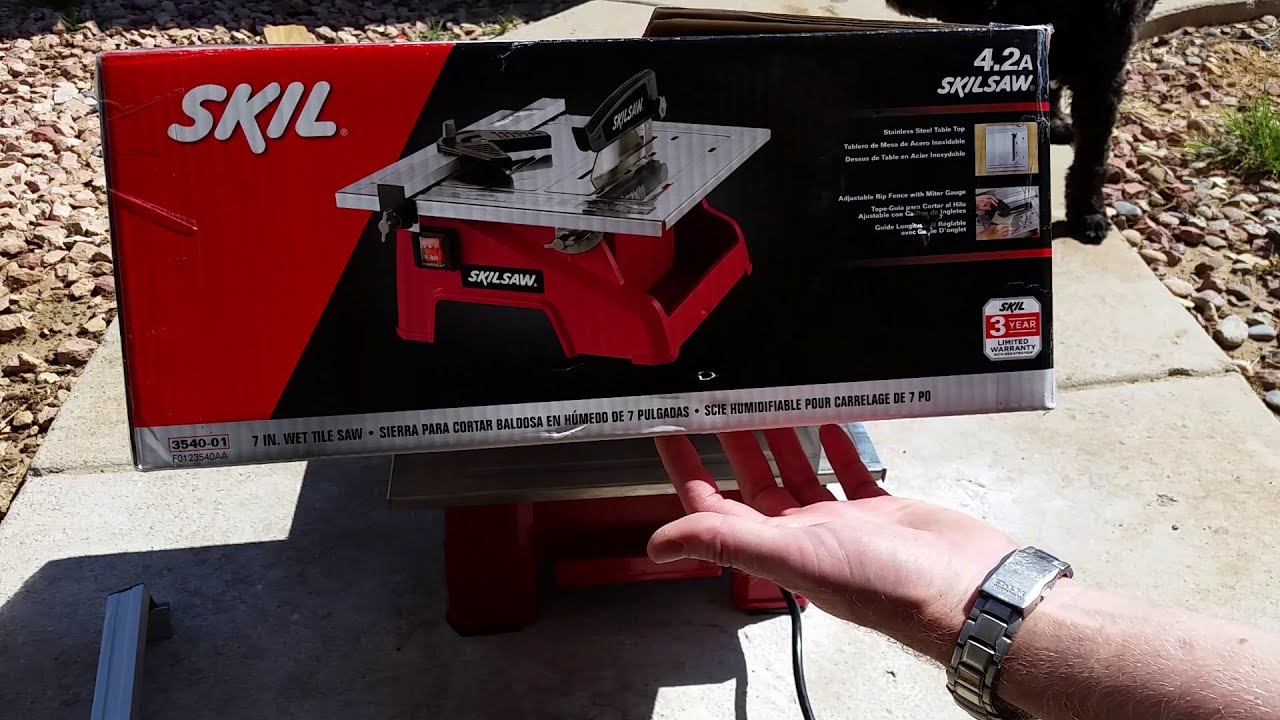 SKIL - SKILSAW Wet Tile Saw Review