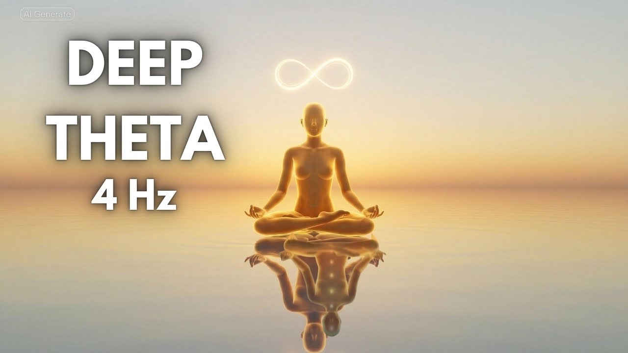 4 Hz Theta Waves | Hypnagogic State, Deep Inner Awareness & Liminal Meditation