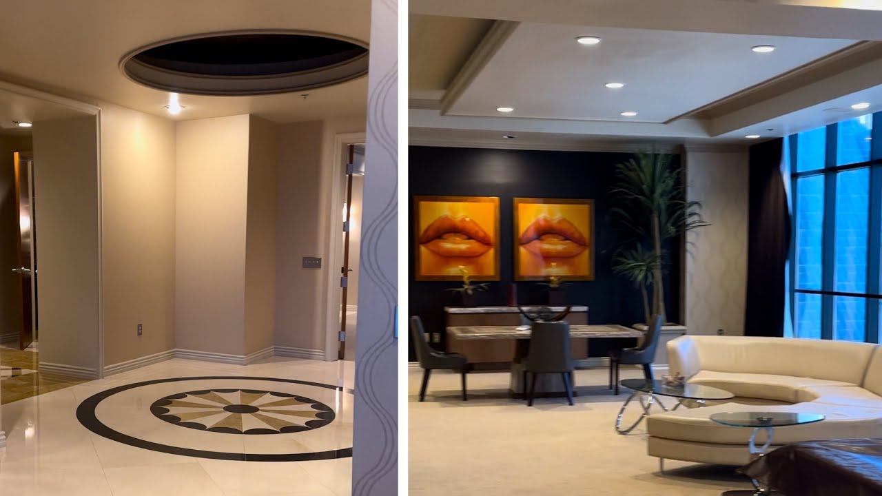 Luxor Las Vegas 5000SqFt 2 Bedroom Penthouse Suite Tour
