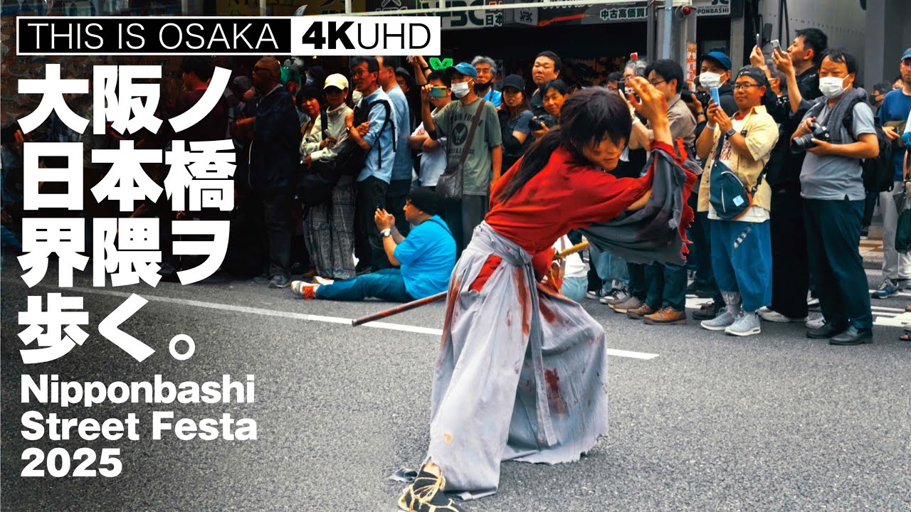 大阪日本橋界隈ヲ歩ク Nipponbashi Street Festa 2025（Cosplay Street Event Osaka, Japan）