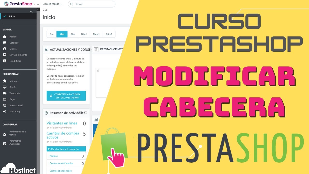 Curso Prestashop 1.7 - Cómo Personalizar la Cabecera ✅