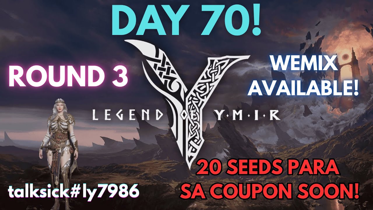🔴LEGEND OF YMIR | R3 | DAY 70 | MORNING GRIND GUYS!