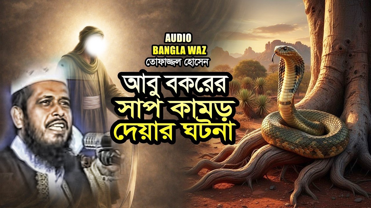 আবু বকরের সাপ কামড় দেয়ার ঘটনা | মাওলানা তোফাজ্জল হোসেন ভৈরবী ||  Tofazzal Hossain || Waz Mahfil