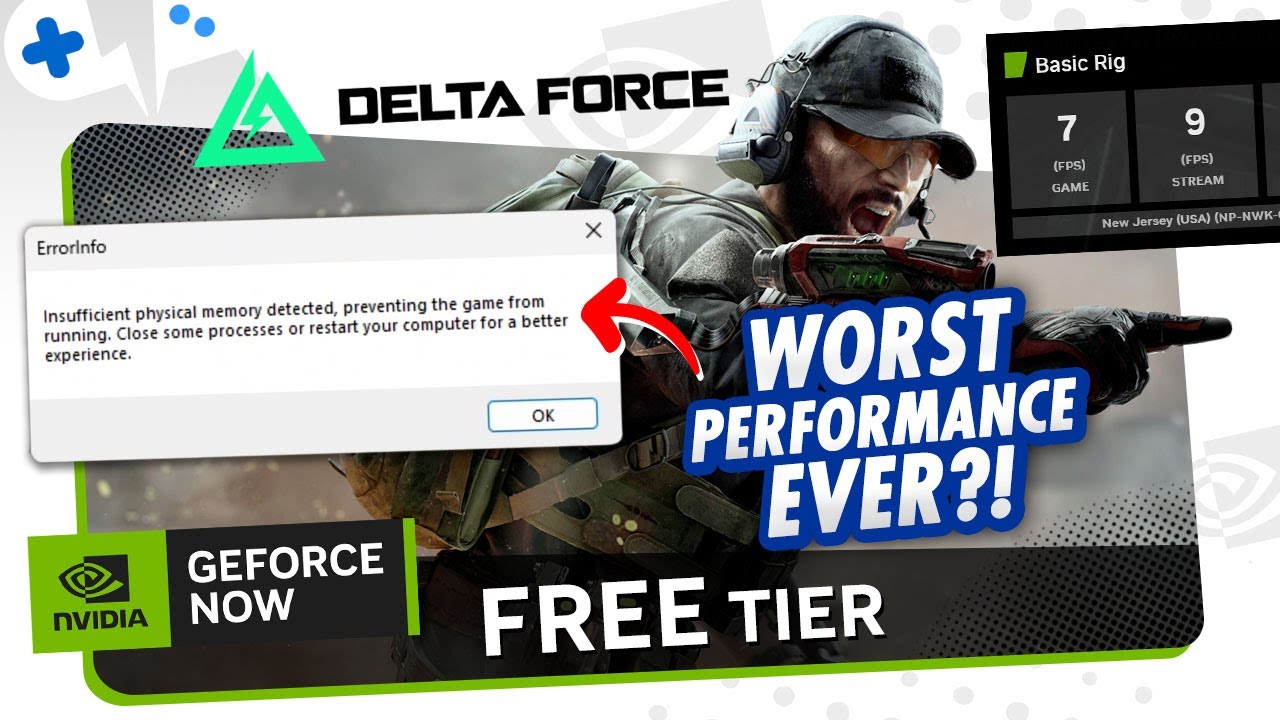 Игра Delta Force на бесплатном тарифе GeForce Now — УЖАСНАЯ!
