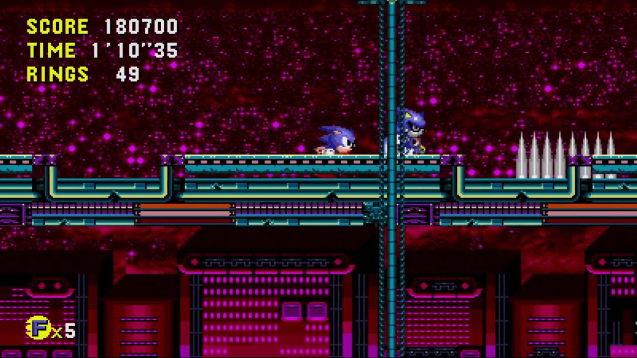 Sonic CD - Metal Sonic Boss Fight - No Damage