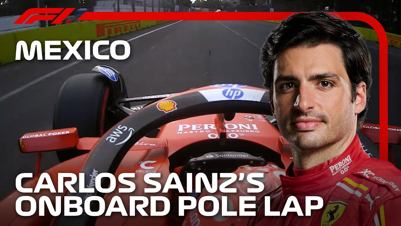 Carlos Sainz&rsquo;s Pole Lap | 2024 Mexico City Grand Prix | Pirelli