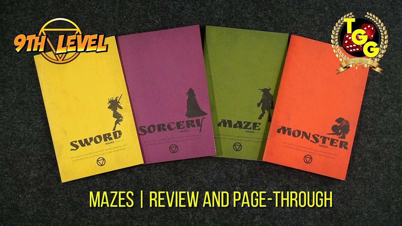 Mazes RPG | Review and Page-Through