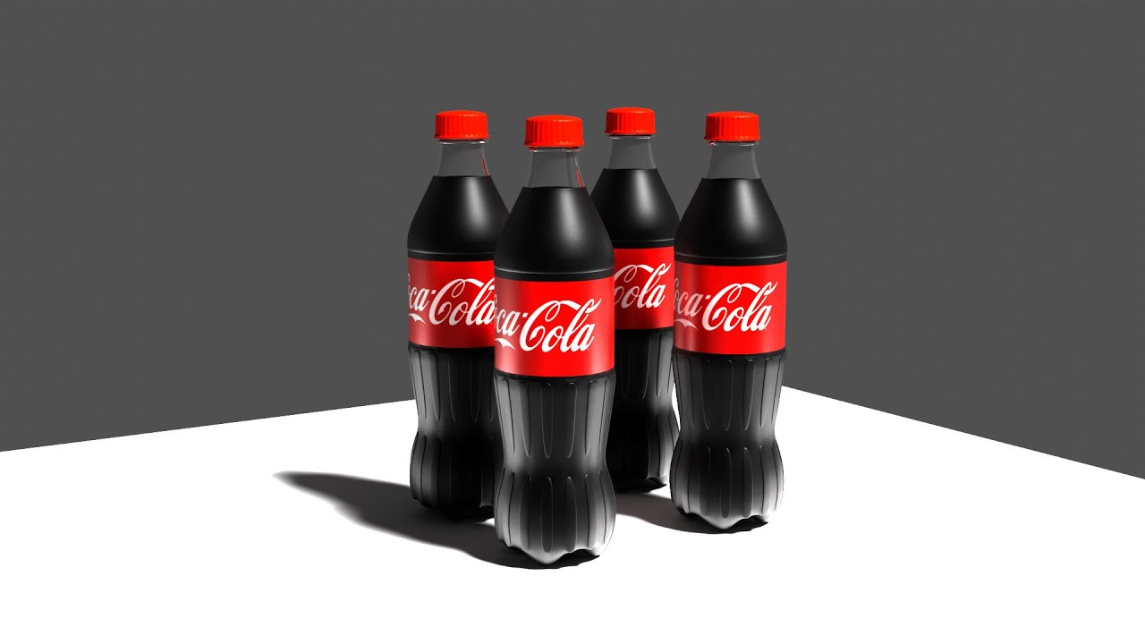 Modelling a Coca-Cola Bottle in Blender 3D