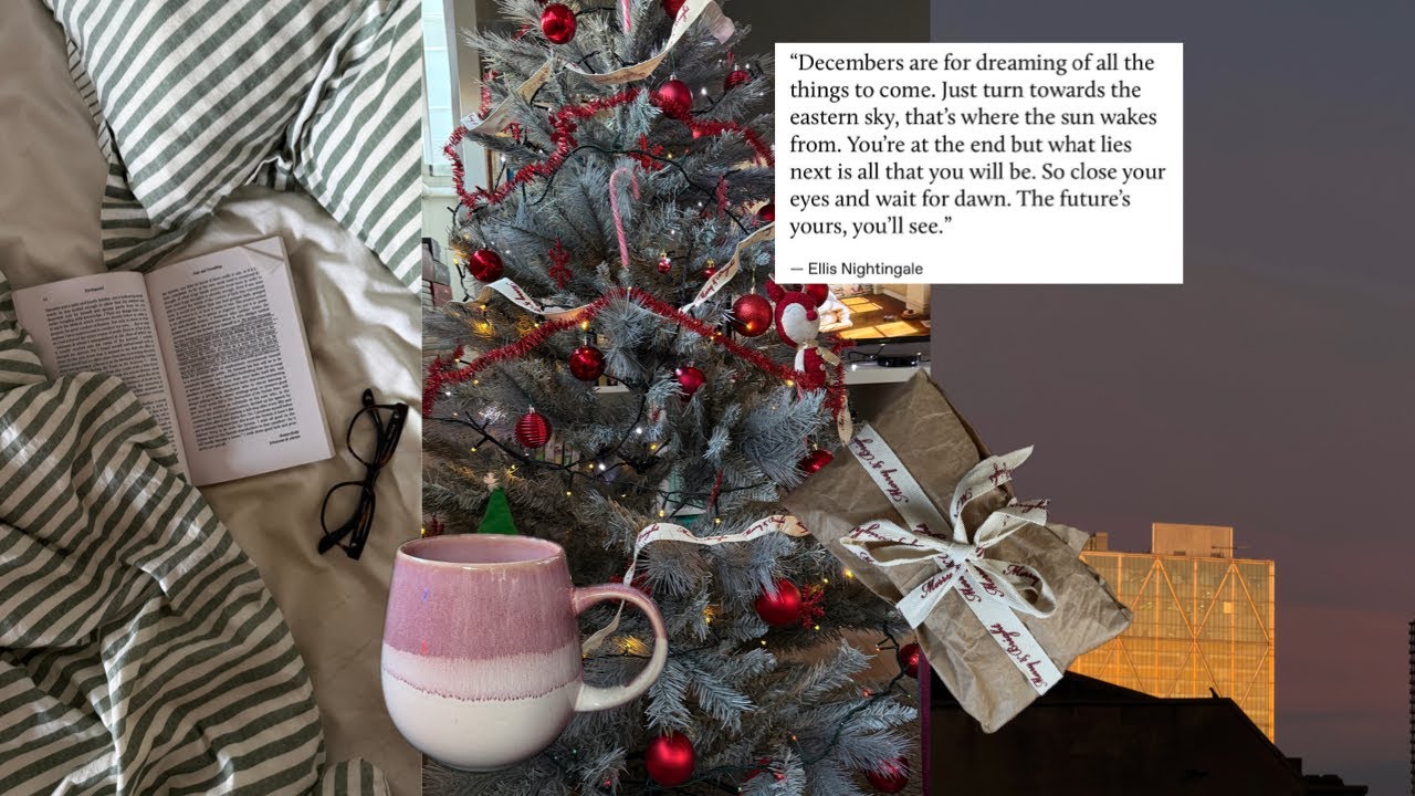 December diaries: putting up the Christmas tree, tea, candles and quiet moments