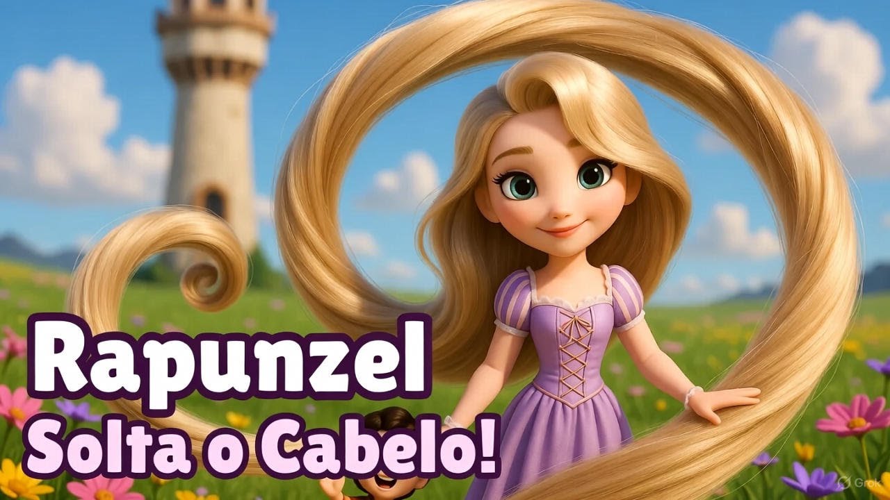 Rapunzel, Solta o Cabelo! 🏰💛 | Música Infantil para Dançar e Sonhar