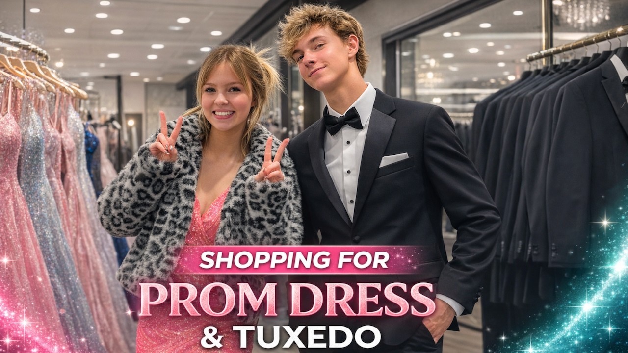 SHOPPING FOR PROM OUTFITS!