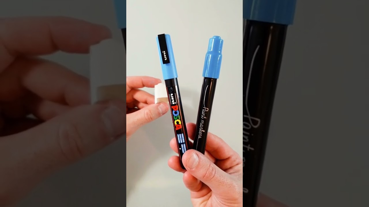 Posca vs Paintmarkers #posca #paintmarkers #action #feutre #comparatif #acrylique #dessin #peinture