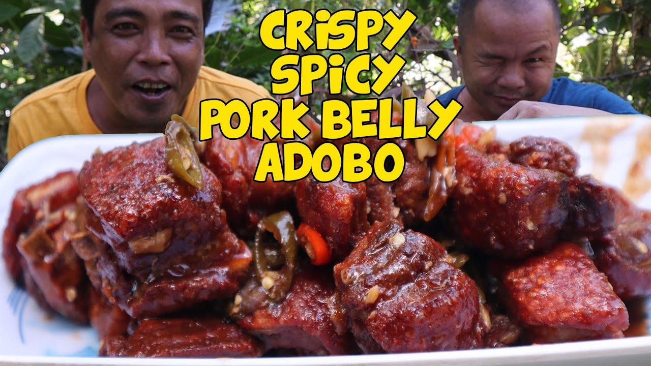 CRISPY SPICY PORK BELLY ADOBO