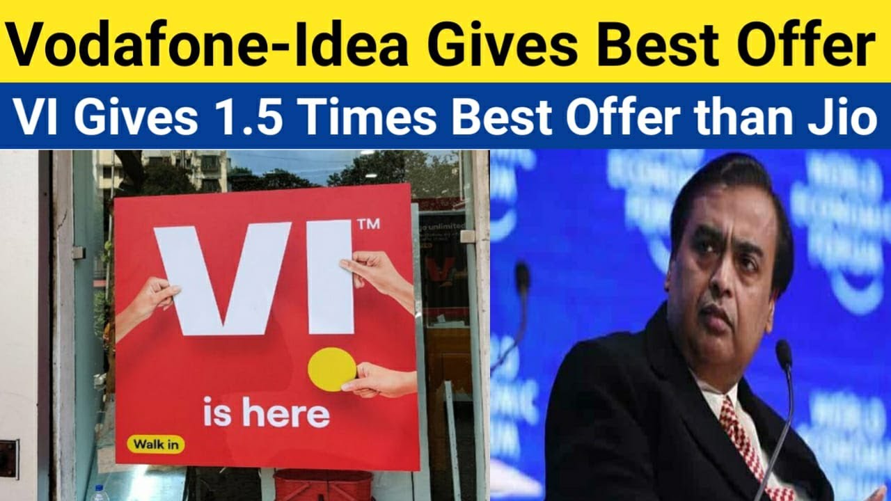 Vodafone-Idea Users Great News | Again Double data | VI Gives 1.5 Times More Data Than Jio