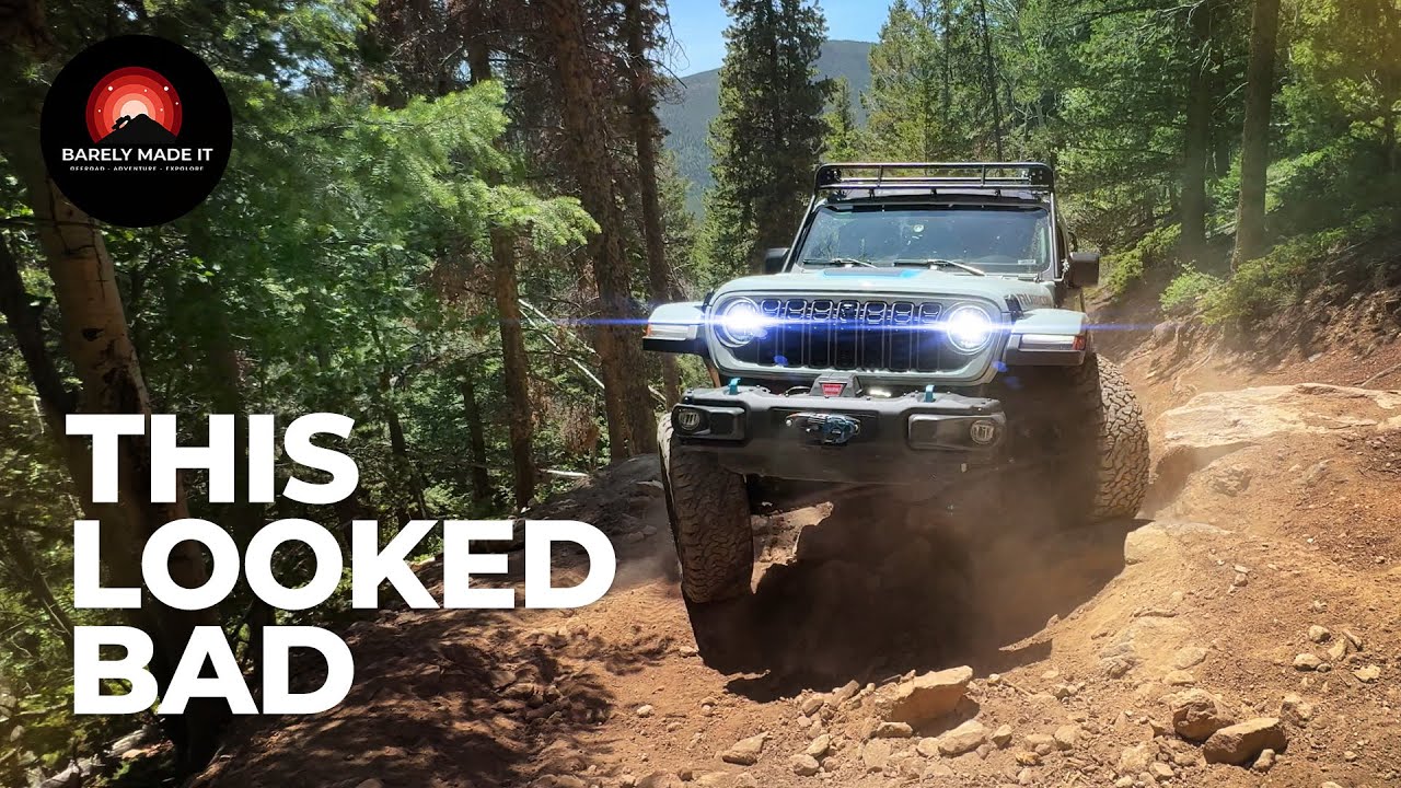 This trail looks BAD - Red Elephant Hill Colorado - 37s vs 35s vs 34s Rubicon X