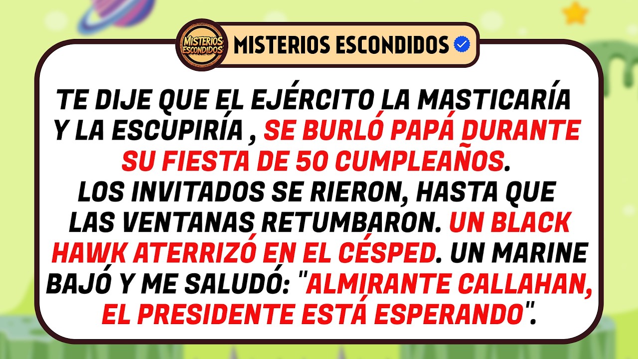 Mi Papá Me Avergonzó En Su Aniversario 50, ¡Pero Un Black Hawk Y Un Almirante Lo Cambiaron Todo!