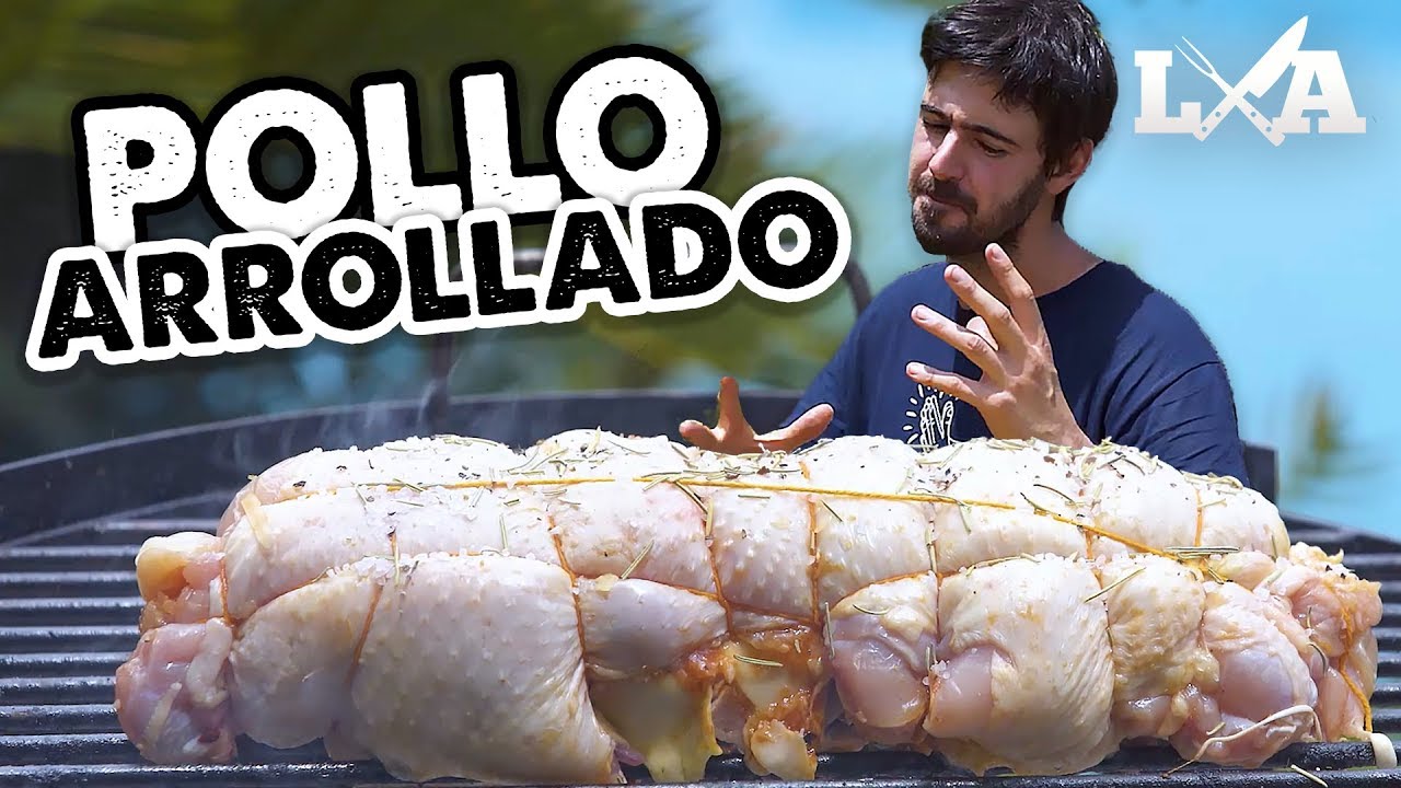 Pollo Arrollado a la Parrilla - Receta de Locos X el Asado