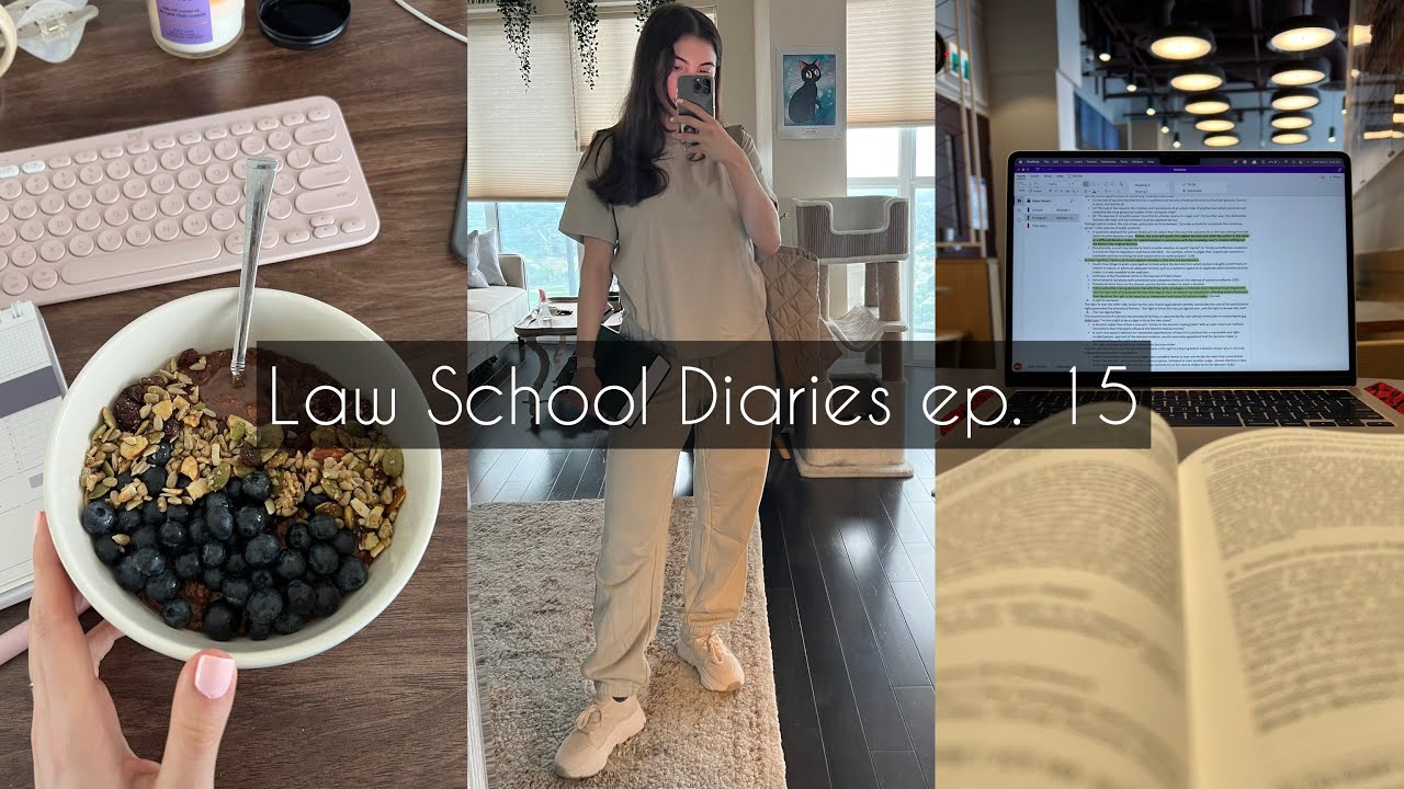 Law School Diaries ep. 15 - hours of readings, updating my Notion & being productive