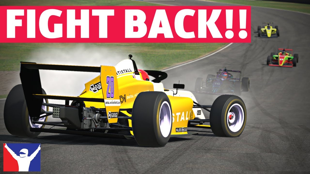 Most ACTION PACKED race of the iRacing season!! | F4 @ Knockhill