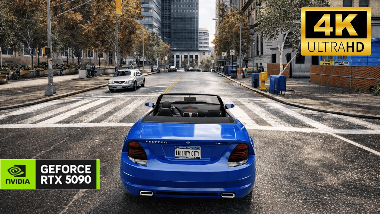 GTA IV Looks Next-Gen with RTX Remix in 4K Ultra – Path Tracing Showcase