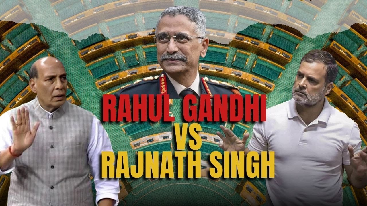 Lok Sabha | Rajnath Singh vs Rahul Gandhi Over Former Army Chief Narvane's Alleged Remarks on China
