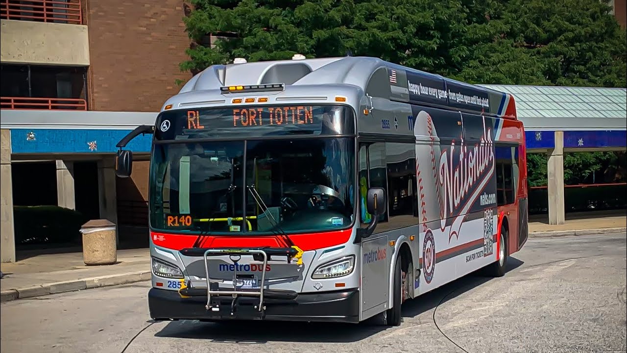 WMATA Metrobus: 2016 New Flyer XN40 #2855 on Route K9 (Short ride)