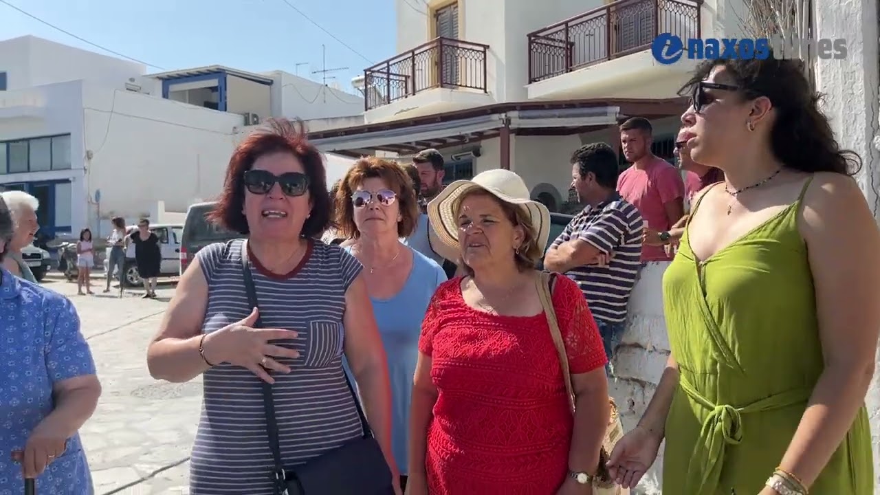Αγερσανί Νάξου: Οργισμένοι οι κάτοικοι για τον αγωγό αποχέτευσης που περνάει μέσα από το χωριό τους