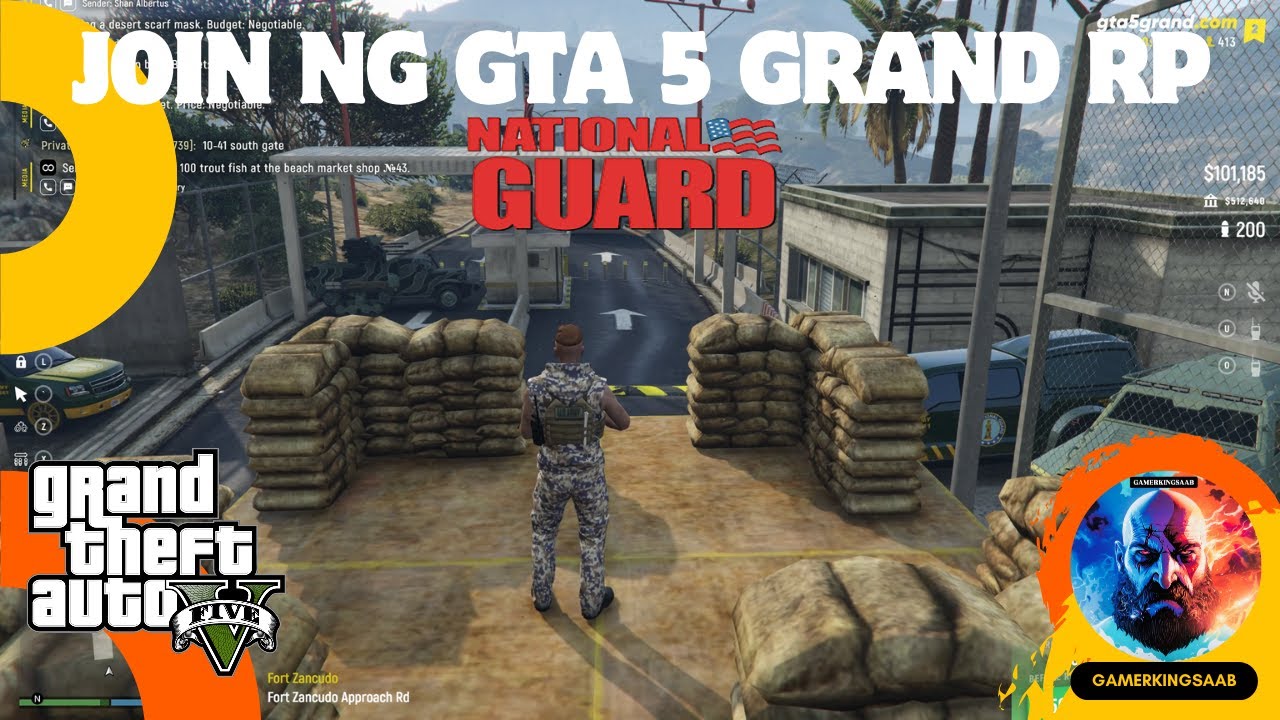 JOIN NG [NATIONAL GUARD] IN GTA 5 GRAND RP [4K 60FPS ULTRA]