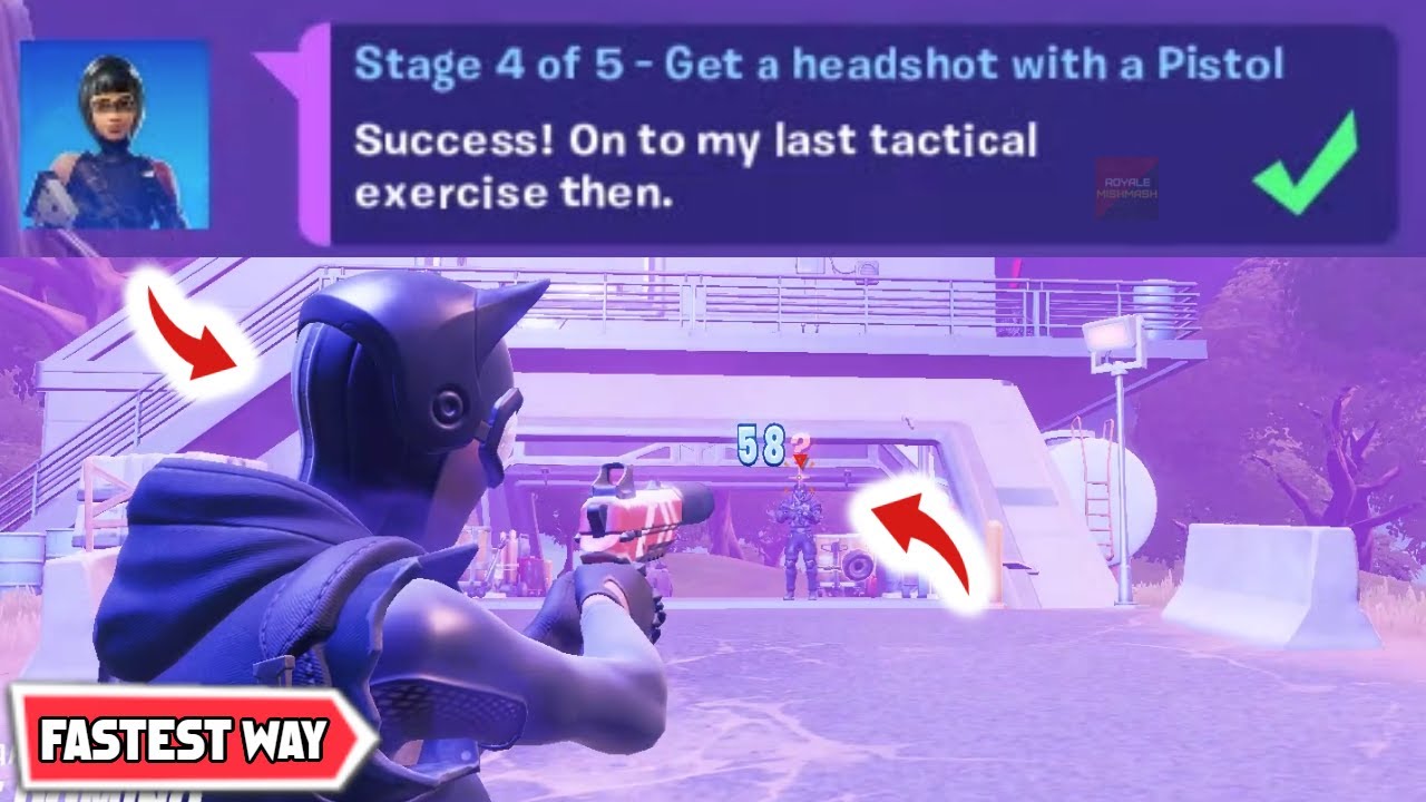 Get A HEADSHOT With A PISTOL! Fastest Way to Get A Headshot With A Pistol! Shadow Ops Challenges!