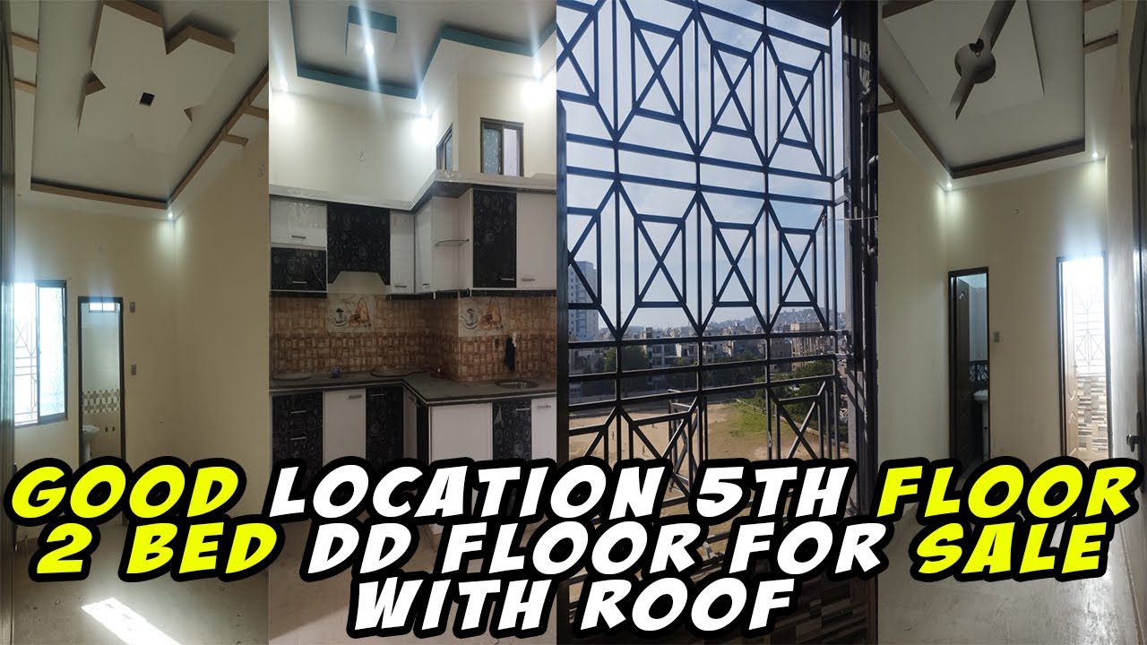 Property For Sale | Beautiful Location 2 Bed DD Flat With Roof | Nazimabad 5C Karachi
