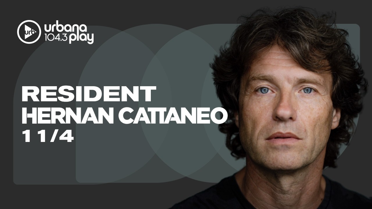 Hern&aacute;n Cattaneo #Resident en Urbana Play 104.3 FM #UrbanaPlay1043 11/4