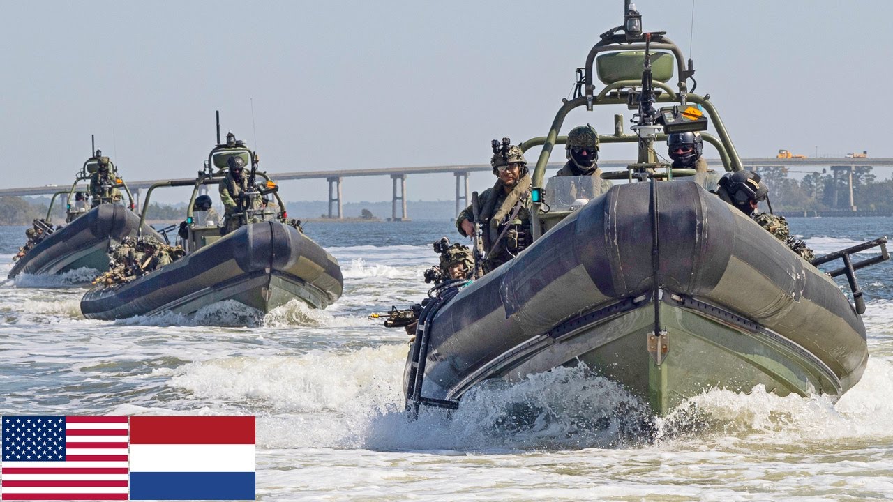 Крепкое партнерство. Морские пехотинцы США и Нидерландов во время совместных военных учений.