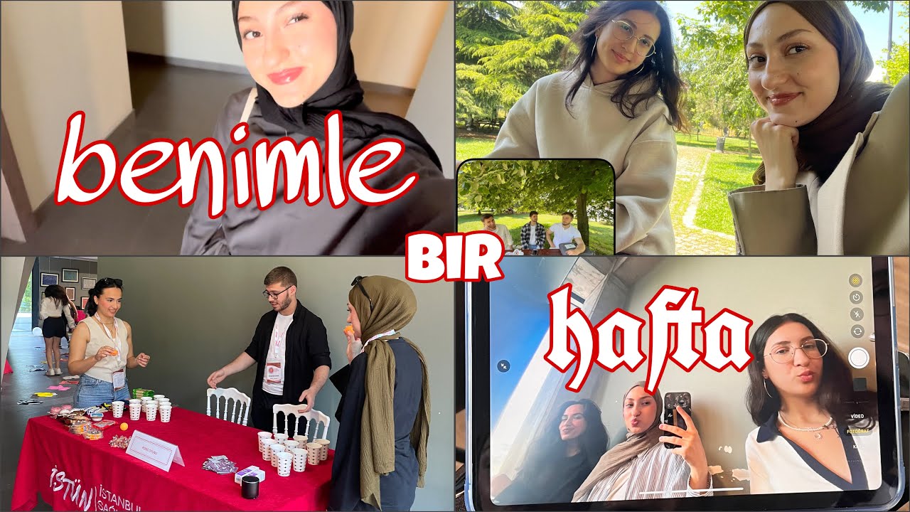 birlikte bir hafta geçirelimm |sunumlar, part time çalışma, üni yaşamı #unilife #study #vlog