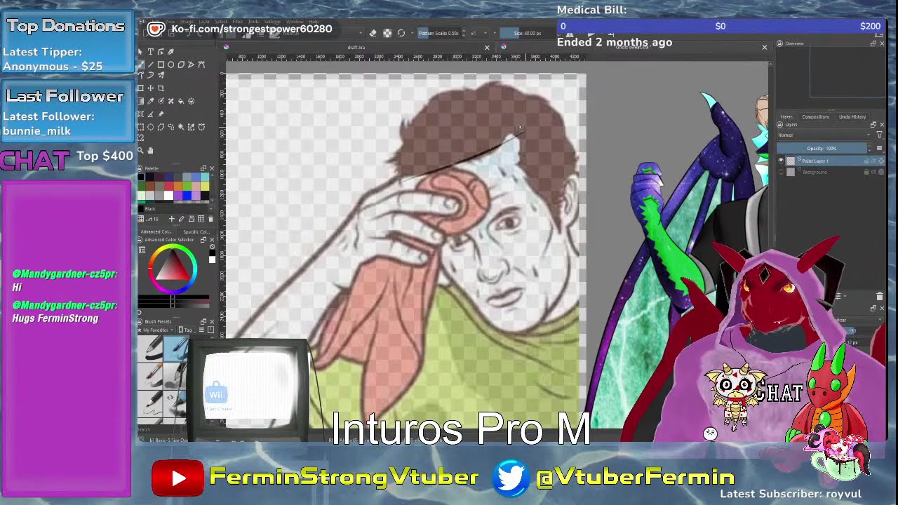 Emote work - Art - Dragon Vtuber