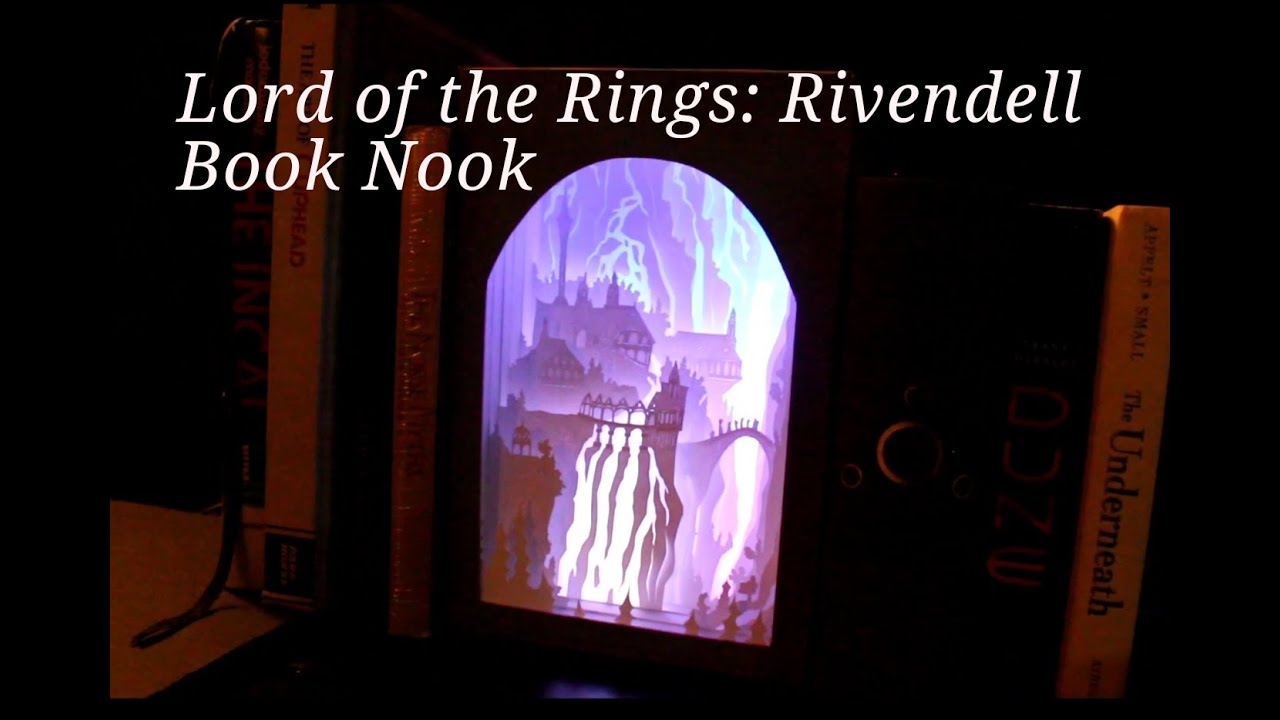 How to Make A Lord of the Rings: Rivendell Book Nook