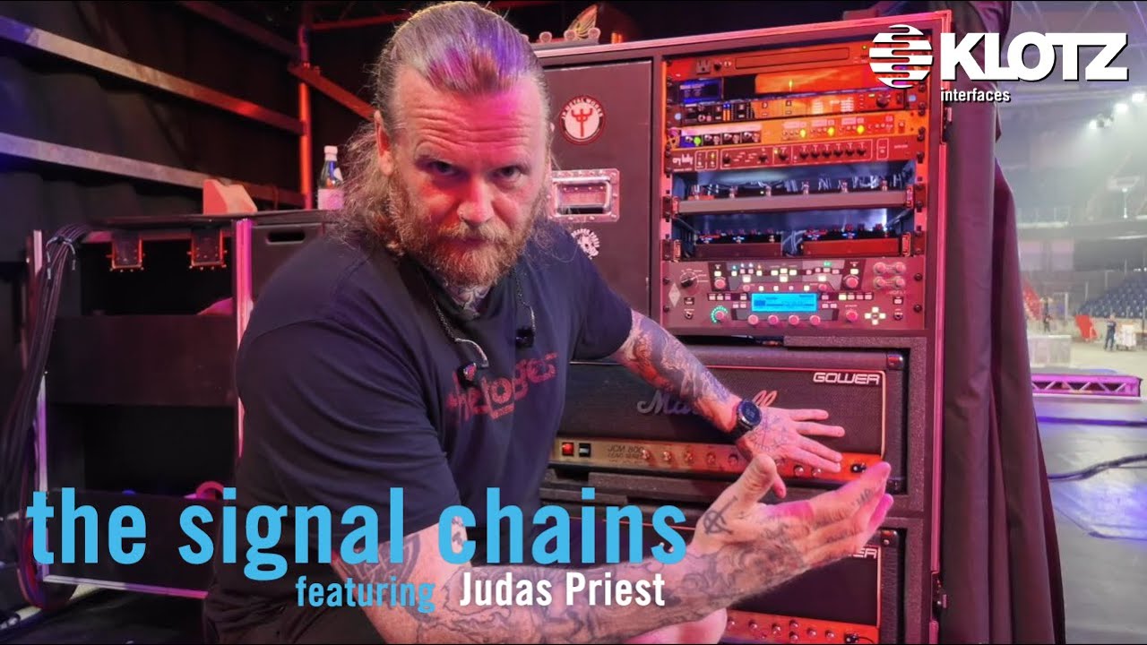 KLOTZ the signal chains - with Robb, guitar tech of Andy Sneap of Judas Priest 2024