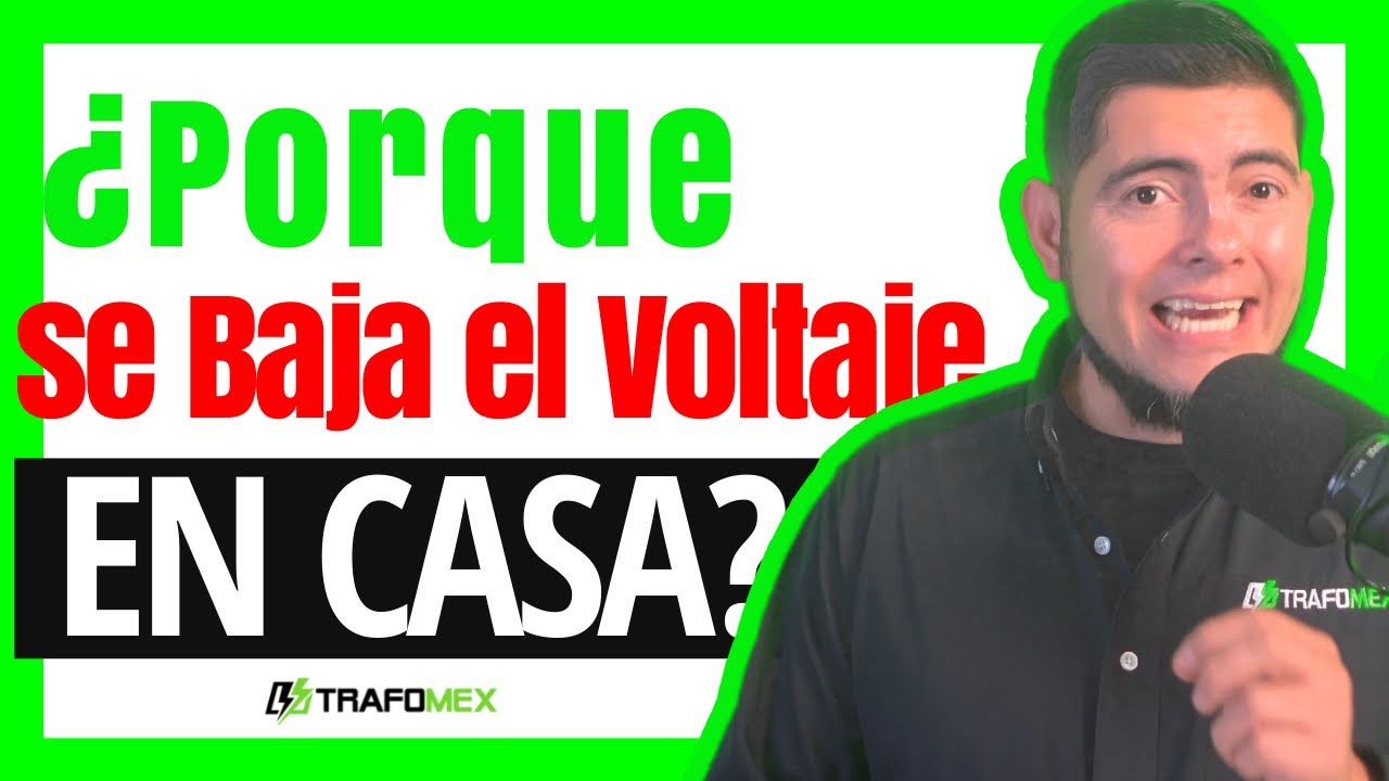 ¿Porqué se BAJA el VOLTAJE o la LUZ de mi CASA? ⚡¿Qué es la caída de tensión? 🔥🔥🔥