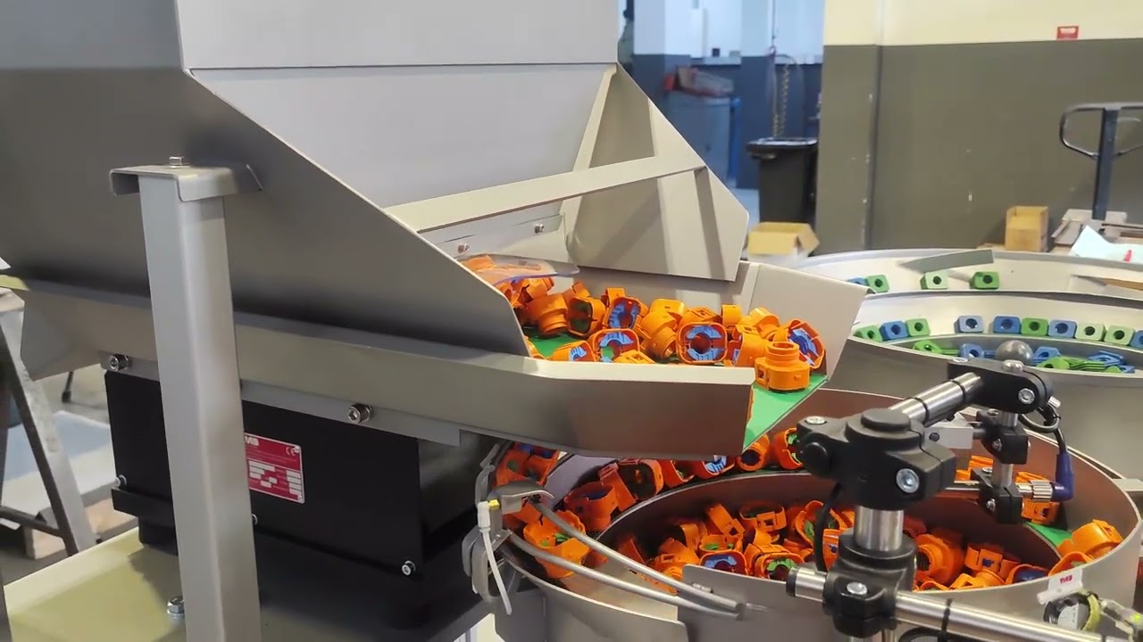 Vibratory Bowl Feeder + Vibratory In line Feeder + Vibratory Hopper, for  Automotive Parts