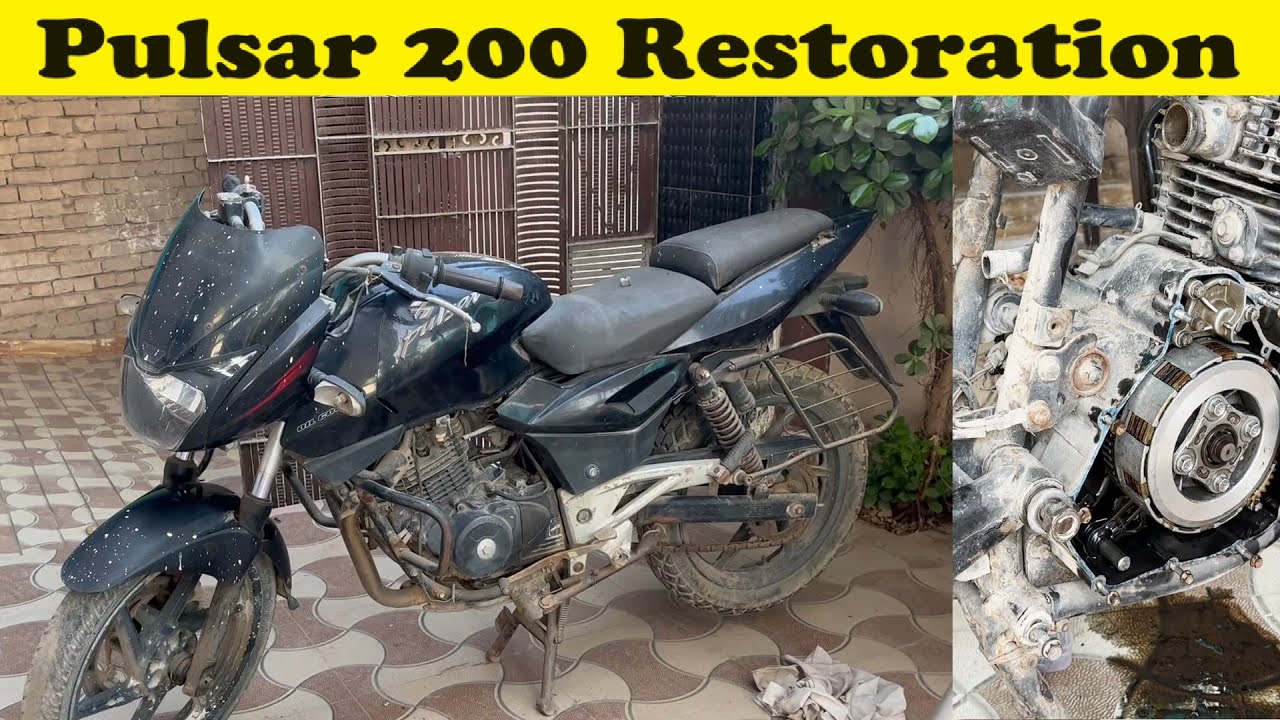 Restoring a Bajaj Pulsar: The TEARDOWN 🔧 🔨
