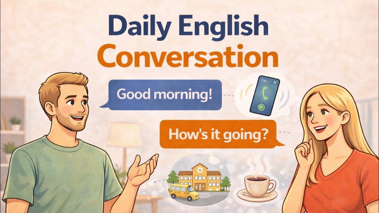 Daily English Conversations | Easy English | Improve your Listening and Speaking Fluency.