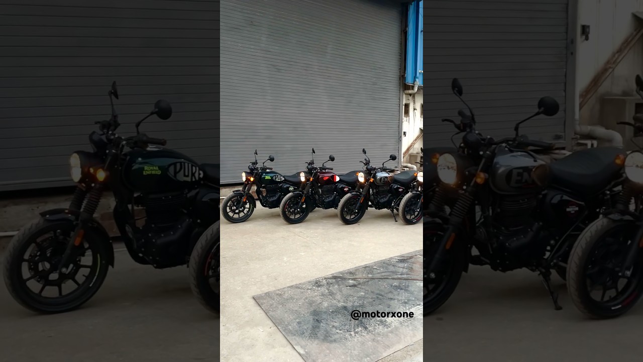 Apka favourite colour konsa hai Hunter 350 mein🤔#royalenfieldhunter350 #hunter350 #motorxone