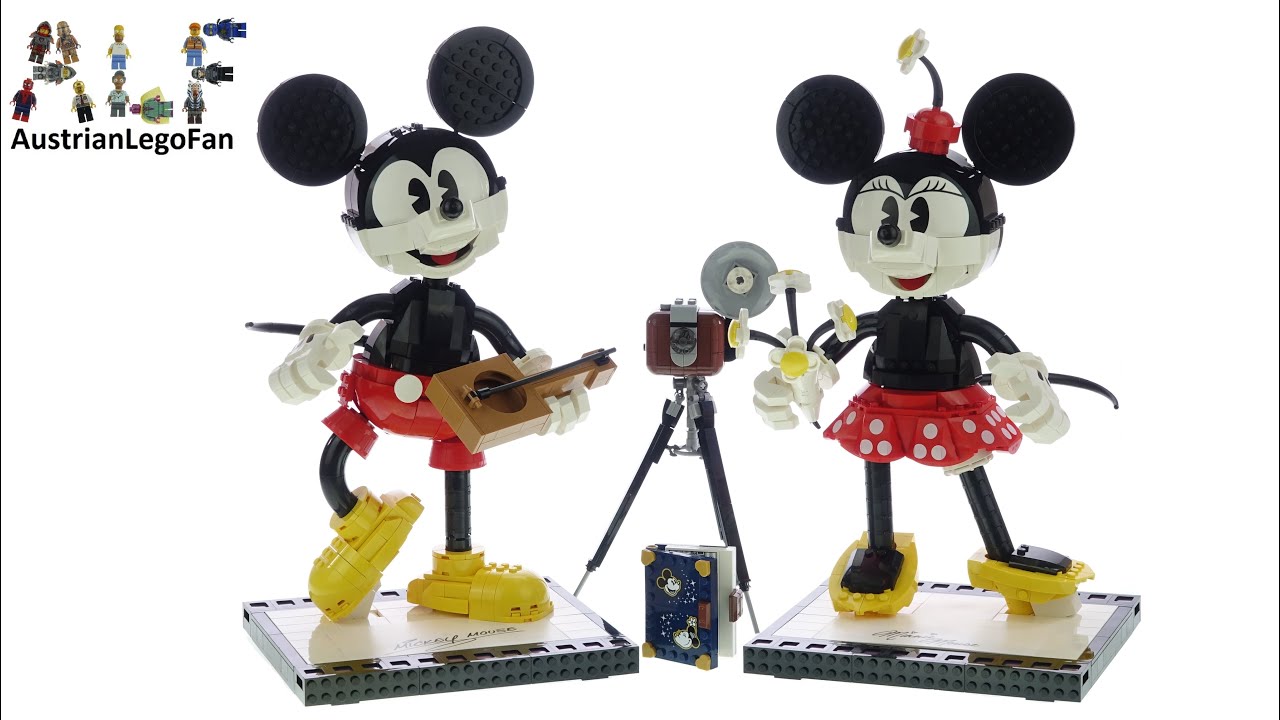LEGO Disney 43179 Mickey Mouse and Minnie Mouse Buildable Characters - Lego Speed Build Review