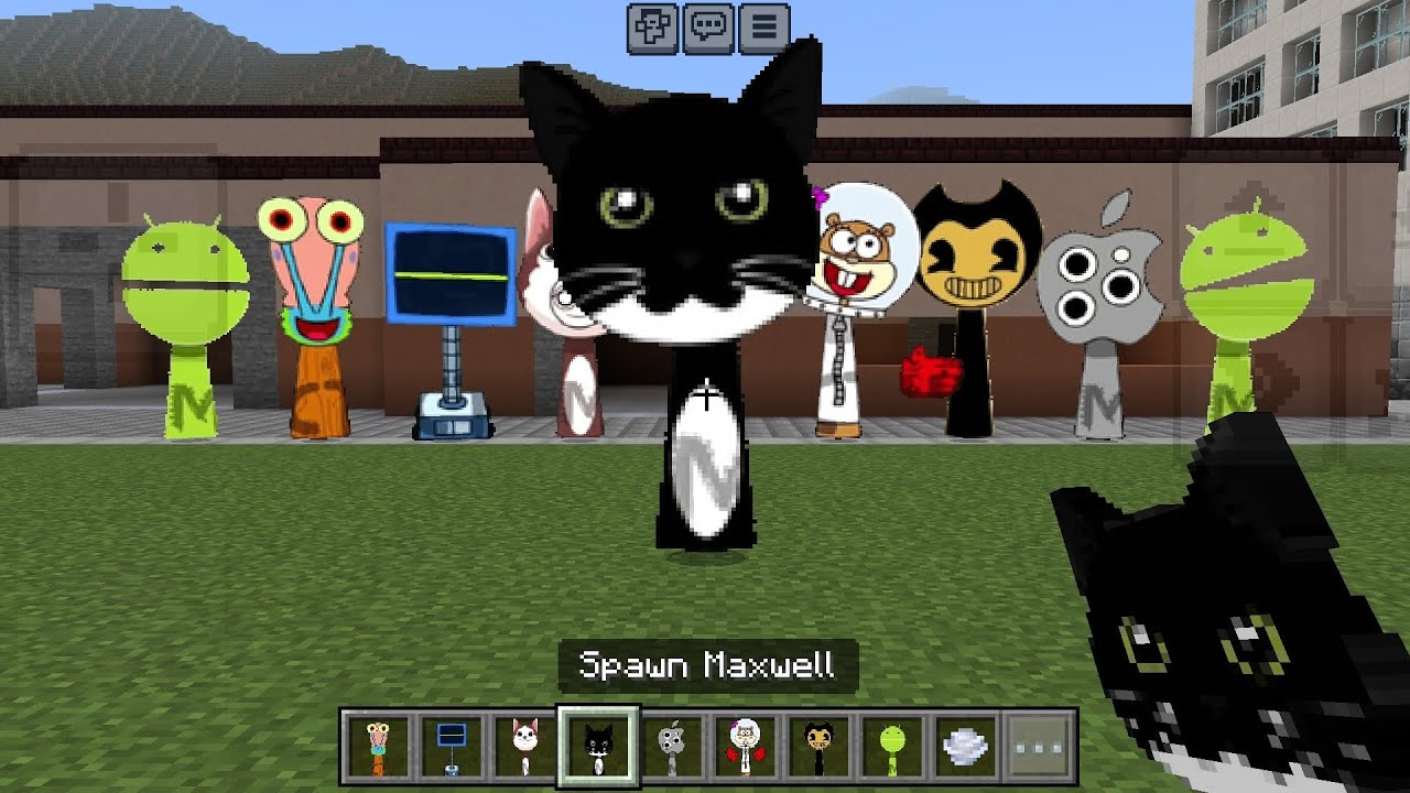 Sprunki OC Maxwell Added in Minecraft PE