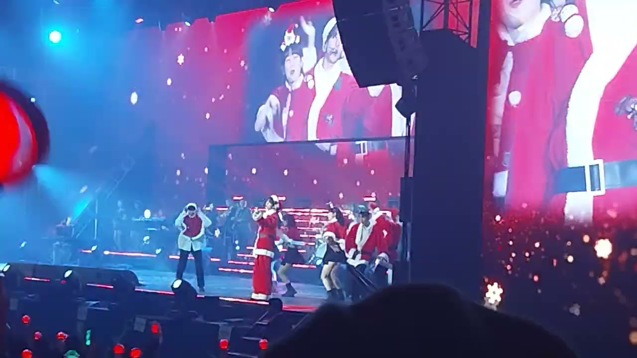 2023.12.24 산타정동원 콘서트 마지막무대 크리스마스 캐럴곡 댄스, 선물주기