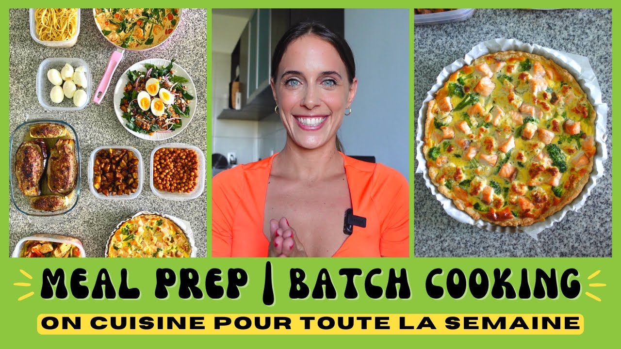Bien démarrer l'année | Meal Prep GOURMAND, FACILE & RAPIDE