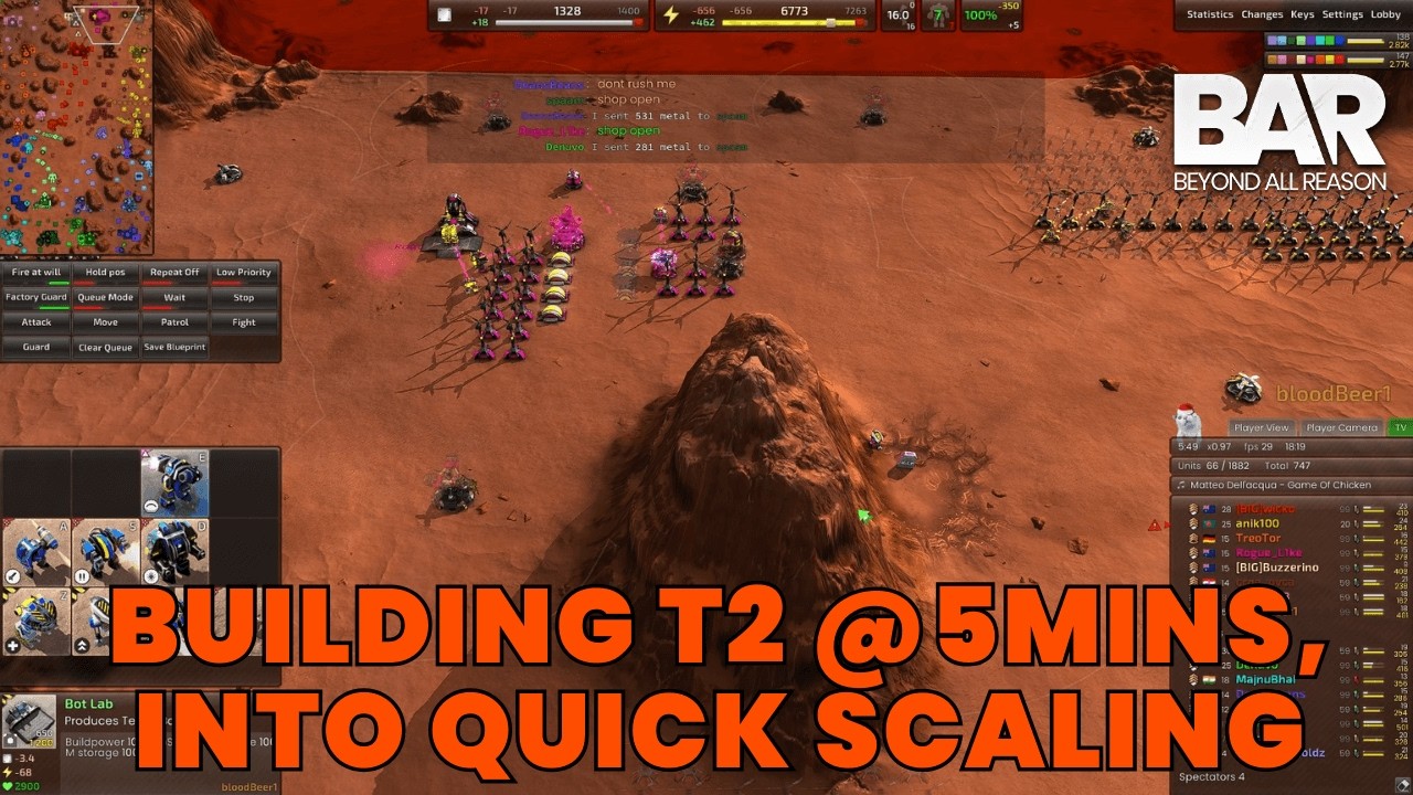 Learning Fast Eco To T3, Going OK | How To ECO Guide For Noobs | Beyond All Reason | BAR Game Guide